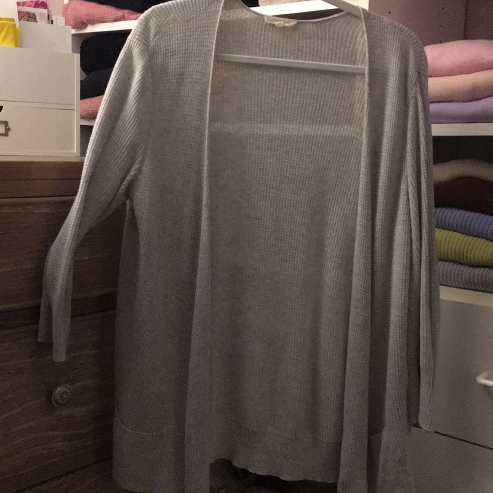 Eileen Fisher 100%organic cotton cardigan L